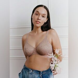 Chantelle Norah Comfort Underwire Bra Nude - Coffee Latte - 38D